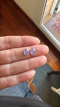 Arracades de plata amb Tanzanita.