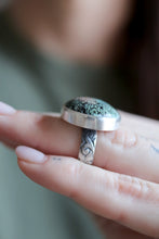 Anell de plata amb Turquesa natural.