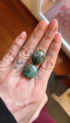 Anell doble de Turquesa i boletes.