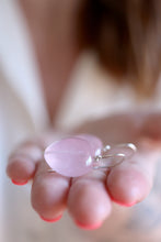 Arracades cors de Quars Rosa.