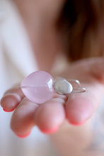 Arracades cors de Quars Rosa.