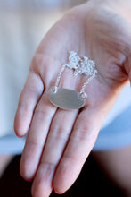 Penjoll de plata amb Quars Rosa.