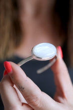 Braçalet de plata amb Pedra Lluna natural.