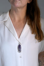 Penjoll de plata amb Ametista natural.