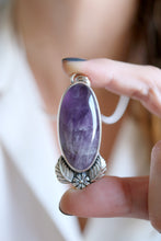 Penjoll de plata amb Ametista natural.