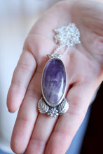 Penjoll de plata amb Ametista natural.