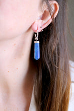 Arracades de plata amb Lapislàtzuli.