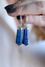 Arracades de plata amb Lapislàtzuli.