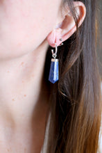 Arracades de plata amb Lapislàtzuli.