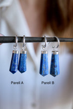 Arracades de plata amb Lapislàtzuli.