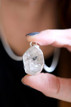 Penjoll de plata amb Diamant Herkimer.