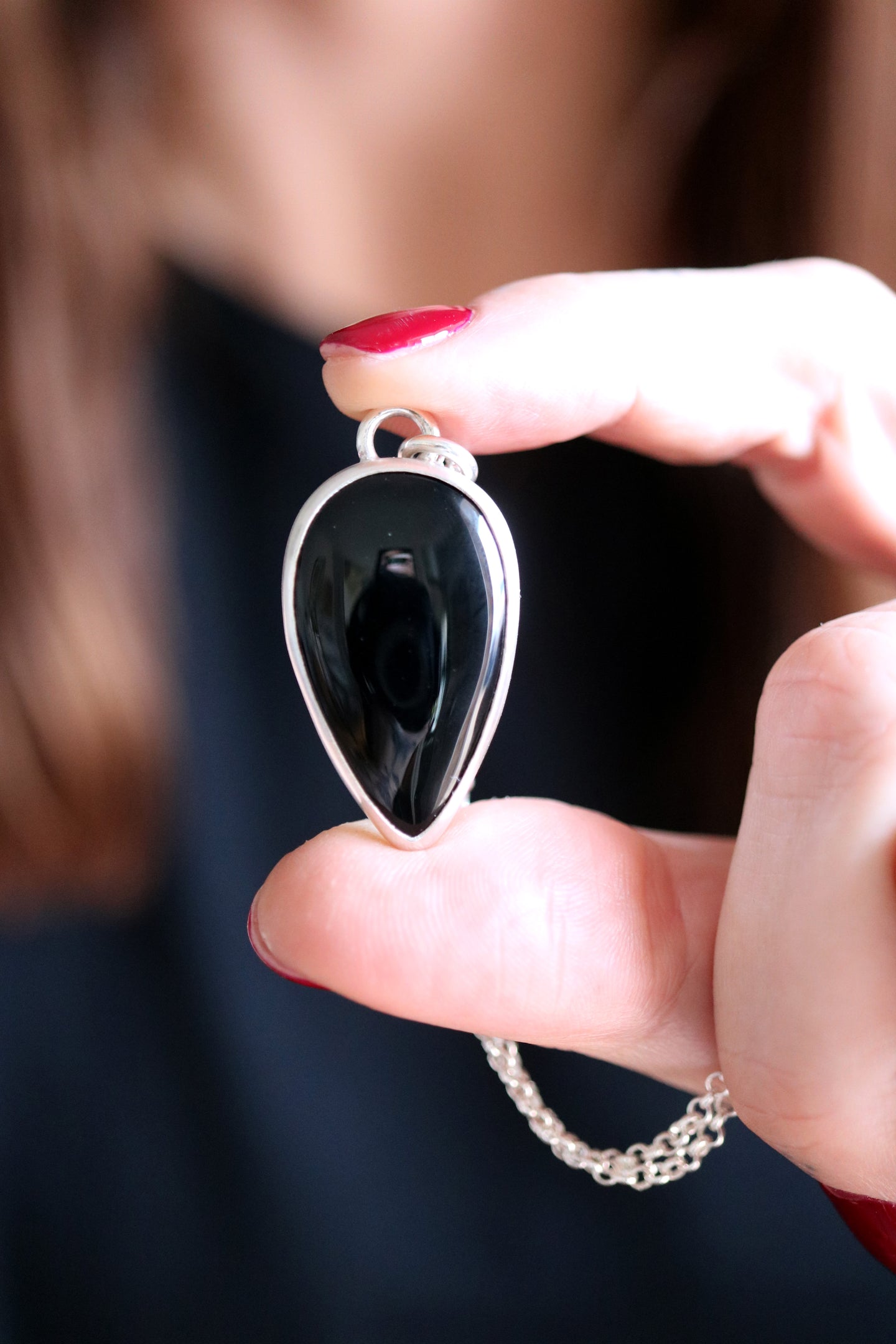 Penjoll de plata amb Ònix.