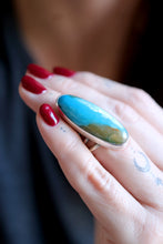 Anell de plata amb Òpal blau dels Andes.