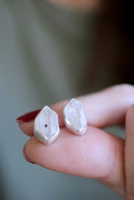 Arracades de plata amb Diamant Herkimer.