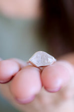 Anell de plata amb Diamant Herkimer. (Talla 15)