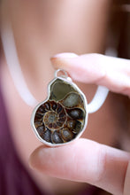 Penjoll de plata amb Ammonit.