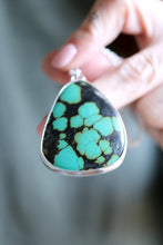 Penjoll de plata amb Turquesa natural.