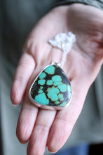 Penjoll de plata amb Turquesa natural.