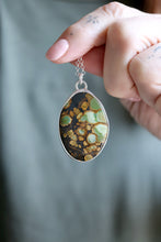 Penjoll de plata amb Turquesa natural.