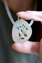 Penjoll de plata amb Turquesa natural.