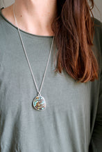 Penjoll de plata amb Turquesa natural.