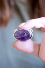 Penjoll de plata amb Ametista natural.