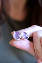 Arracades de plata amb Ametistes.