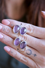 Arracades de plata amb Ametistes.