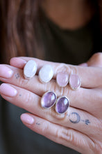 Arracades de plata amb Ametistes.