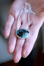 Penjoll de plata amb Turquesa natural.