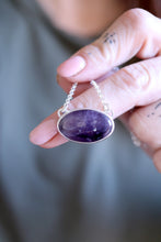 Penjoll de plata amb Ametista natural.