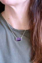 Penjoll de plata amb Ametista natural.