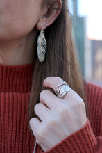 Anell de ploma de plata.