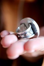 Anell de plata amb Turquesa natural.