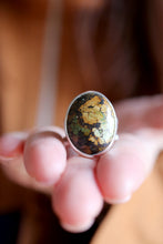 Anell de plata amb Turquesa natural.