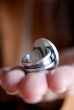 Anell de plata amb Turquesa natural.