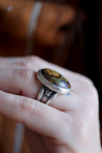 Anell de plata amb Turquesa natural.