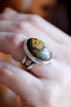 Anell de plata amb Turquesa natural.