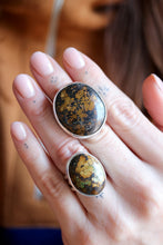 Anell de plata amb Turquesa natural.