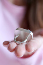 Anell de plata amb Quars Cristal·litzat.