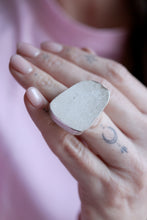 Anell de plata amb Quars Cristal·litzat.