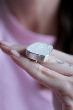 Anell de plata amb Quars Cristal·litzat.