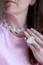 Anell de plata amb Quars Cristal·litzat.