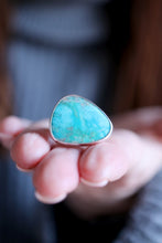 Anell de plata amb Turquesa natural.