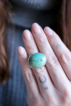Anell de plata amb Turquesa natural.