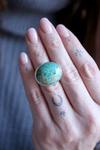 Anell de plata amb Turquesa natural.