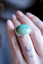 Anell de plata amb Turquesa natural.