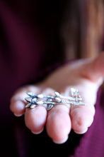 Arracades de branques de plata.