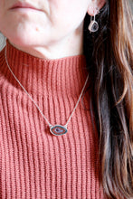 Penjoll de plata amb geoda d'Àgata.