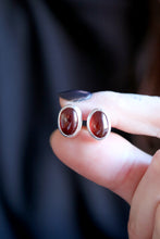 Arracades de plata amb Granats.